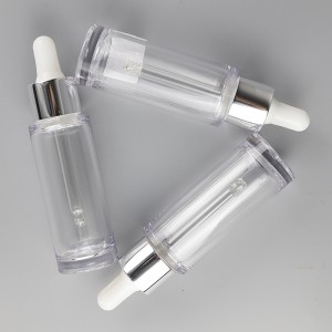 PD08 塑料 50ml 化妆品瓶适合乳液泵和滴管