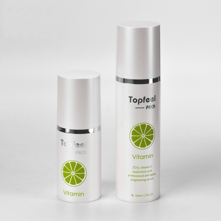 Wholesale Airless Pump Jar - Skin Care Packaging 50ml 100ml Cylinder Plastic Cosmetic Airless Pump Bottle – TOPFEEL PACK