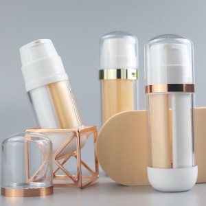 DA07 OEM/ODM 双室化妆品真空瓶双室瓶