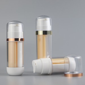 DA07 OEM / ODM Double Chamber Cosmetic Airless Bottle Dual Chamber Bottle