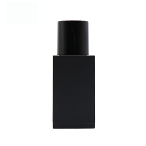 Wholesale 30ml 50ml Lege Black Square Essential Oil Plastic Dropper Bottle