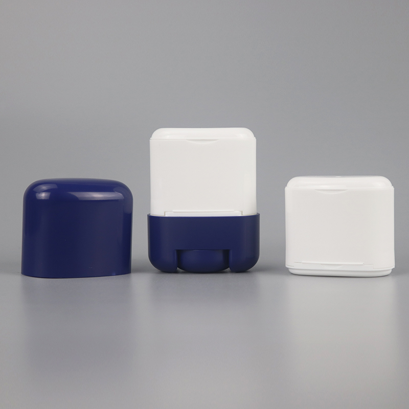 China DB07 Oval Refillable Deodorant Stick Container Empty Sunscreen