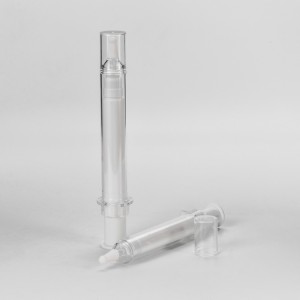 Jeringa de embalaje cosmético TE02 Jeringa de crema de ojos con aguja de plástico