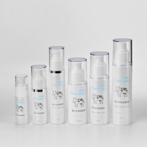 ଧଳା PET ପ୍ଲାଷ୍ଟିକ୍ ପମ୍ପ ବୋତଲ କଷ୍ଟମ୍ ସେରମ୍ ଲୋସନ ବୋତଲ ନିର୍ମାତା |