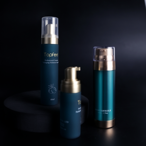 ขวดโฟมสีเขียวขนาด 50 มล. 80 มล. สำหรับทำความสะอาดขนตา