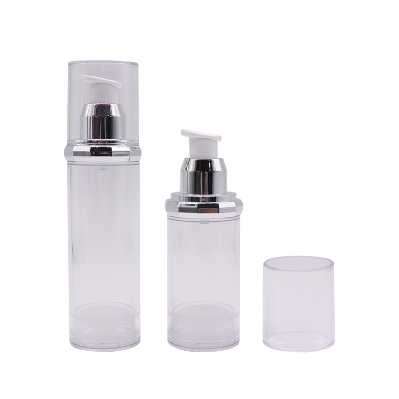 Botol pompa airless transparan