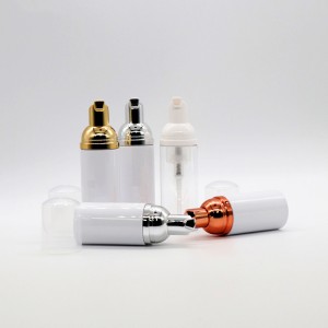 30ml 50ml 80ml PET Botol Pompa Busa Kosmetik Perak/Mawar Emas Kosong