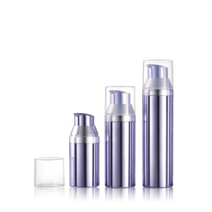 El contenedor para el cuidado de la piel de cosméticos PA23 establece una botella de bomba sin aire de 30 ml, 50 ml, 75 ml, 100 ml pp