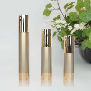 PA05 ئالتۇن يۇمىلاق PP AS گىرىم بويۇملىرى نېپىز ھاۋاسىز يۇيۇش سۇيۇقلۇقى بوتۇلكىسى