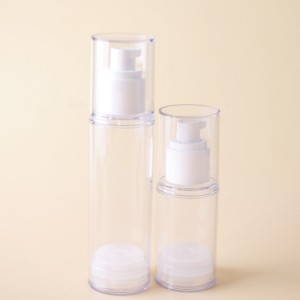 TA05 护肤品包装 50ml 100ml 圆筒塑料化妆品无气泵瓶