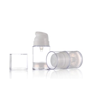 Skin Care Use Black Airless Pump Bottle for Men Skincare Packaging