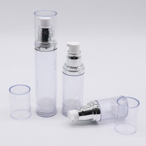 TA08 15ml 30ml 50ml 透明圆形真空瓶