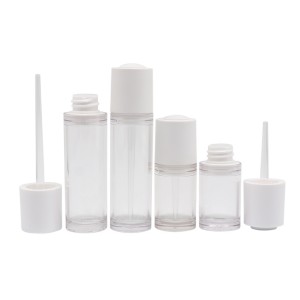 Custom Design Empty Clear 15ml 30ml Essential Oil Plastic Cosmetic PETG Dropper Bottle