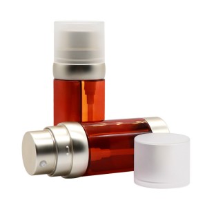 Dual Chamber Round Lotion Bottle for Eye Essence