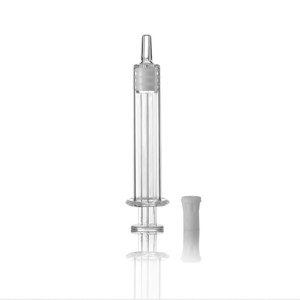 TE01 2ml Crystal Cosmetic Syringe Bottle with Silicone Stopper