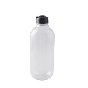 Särskild 400 ml oval kosmetisk flaska för Micellärt vatten med flip Top