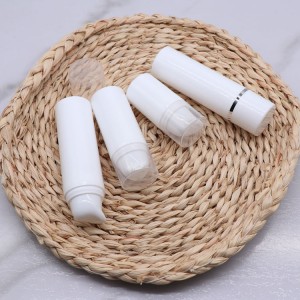 PA26 15ml 30ml 50ml ئاددىي يىغىۋېلىنغان PP ھاۋاسىز بوتۇلكا پومپىدا Snap