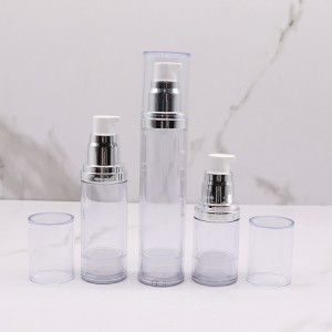 TA08 15ml 30ml 50ml 透明圆形真空瓶