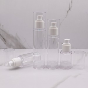 PA69 30ml 50ml 80ml 100ml 透明圆形真空瓶