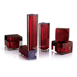 ଖାଲି କସମେଟିକ୍ ପ୍ୟାକେଜ୍ 30g 50g 80g ବର୍ଗ ଆକ୍ରିଲିକ୍ କ୍ରିମ୍ ପାତ୍ର |