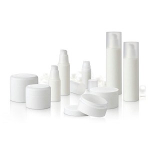 批发不同容量的白色化妆品膏霜罐