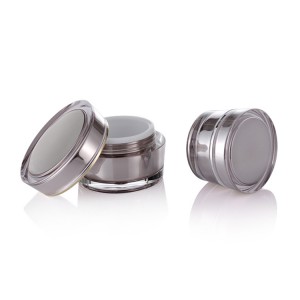 带盖的豪华奶油罐化妆品包装