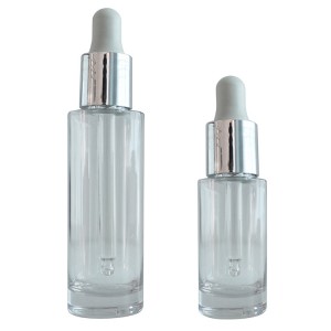 ମୋଟା ତଳ ସହିତ ଜରୁରୀ ତେଲ ପାଇଁ 20ml 30ml PETG ଡ୍ରପର୍ ବୋତଲ |