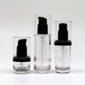 خىرۇستال بازا بىلەن ئېغىر تام PETG بوتۇلكىسى