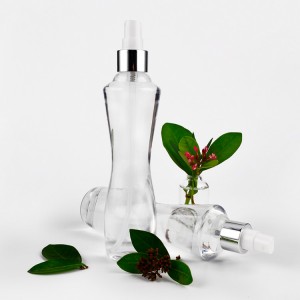 230ml قۇرۇق نېپىز بەل شەكىللىك گىرىم بويۇملىرى پۈركۈش بوتۇلكىسى نەملىك ساقلاش تونېرغا ئىشلىتىلىدۇ