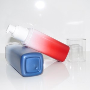 TB14 kvadratinis plastikinis kosmetinio losjono pompos buteliukas, smulkios dulksnos purškimo buteliukas
