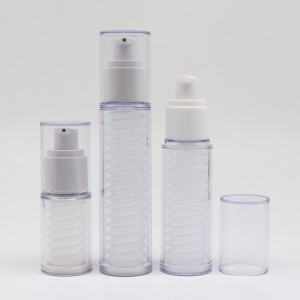 Genetiki derini bejermek serumu üçin goşa diwar howasyz vakuum içerki kapsula çüýşesi