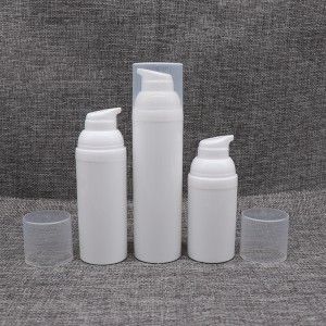 PA72 30ml 50ml 75ml Recycled PP Airless Bottle with Snap on Pump