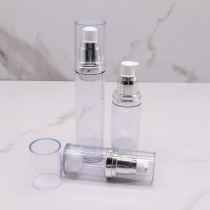 TA08 15ml 30ml 50ml 透明圆形真空瓶