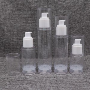 PA69 30ml 50ml 80ml 100ml 透明圆形真空瓶