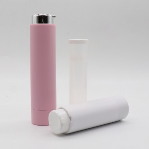 PA77 30ml 50ml لىق تولدۇرغىلى بولىدىغان ھاۋاسىز پومپا بوتۇلكىسى ، ئالماشتۇرغىلى بولىدىغان PCR لىمون پومپىسى بوتۇلكىسى