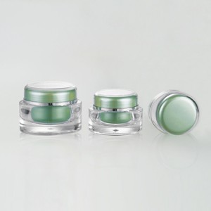 定制亚克力双层奶油罐容器