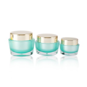 ବିଳାସପୂର୍ଣ୍ଣ ପ୍ରସାଧନ ପାତ୍ର ଛୋଟ କ୍ରିମ୍ ପାତ୍ର |