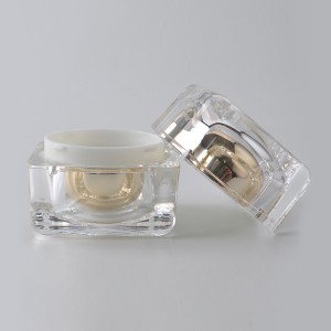 Vasetto di crema cosmetica trasparente 15g 30g 50g Vaso di crema occhi acrilico