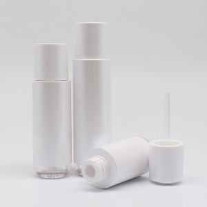 Factory Wholesale 20ml 30ml 40ml Essential Oil PETG Plastic Dropper Bottle With Screw Cap
