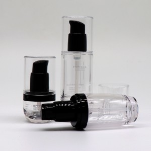 خىرۇستال بازا بىلەن ئېغىر تام PETG بوتۇلكىسى