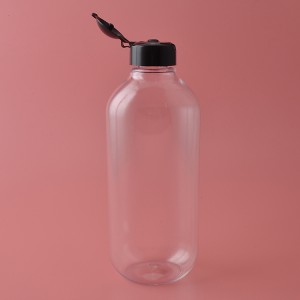 特殊 400 毫升椭圆形胶束水化妆瓶带翻盖