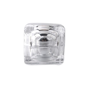 Clear cosmetic cream thawv 15g 30g 50g acrylic eye cream hub