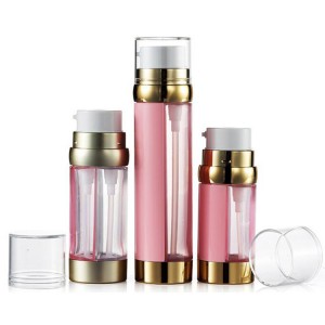 Dual Chamber Round Lotion Bottle for Eye Essence