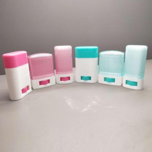 คอนเทนเนอร์สติ๊กบาล์มมอยส์เจอร์รูปไข่ 15 มล. ขวดบิดระงับกลิ่นกาย OEM