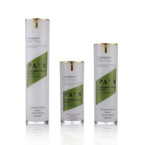 Iki gezek diwar losyony howasyz çüýşeleri nasoslaýar