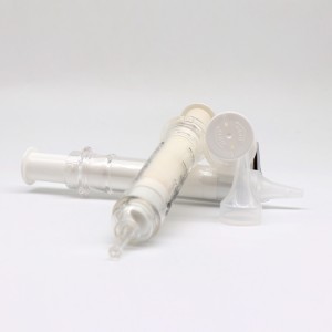 ขวดเข็มฉีดยาสุญญากาศผนังสองชั้นสำหรับเซรั่มบำรุงรอบดวงตา, ​​เอสเซนส์สำหรับใบหน้า