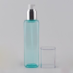 TB14 方形塑料化妆品乳液泵瓶，细雾喷雾瓶