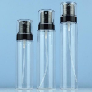 Spesiell Fintåke Spray Pump Lotion-flaske med overlokk