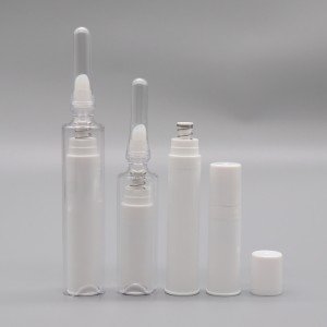 TE05 5ml 10ml 可填充迷你无气安瓶眼部护理精华注射器瓶