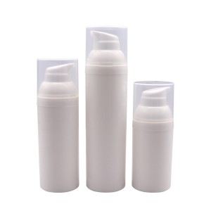 30ml 50ml 75ml Recycled PP Airless Bottle with Snap on Pump
